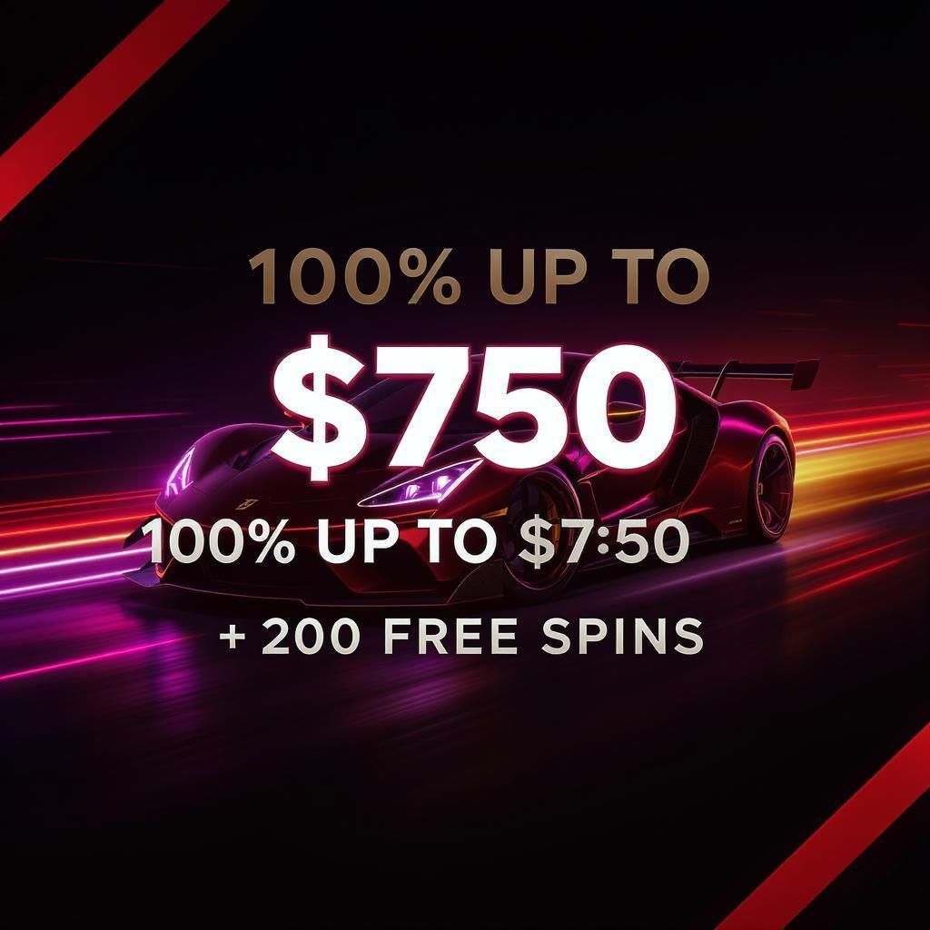Welcome Bonus: 100% up to $750 + 200 Free Spins